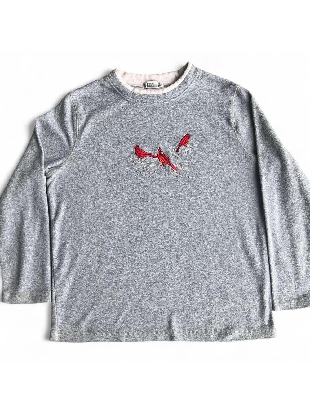 1990s Bonnie Evans Embroidered Cardinals Sweatshirt